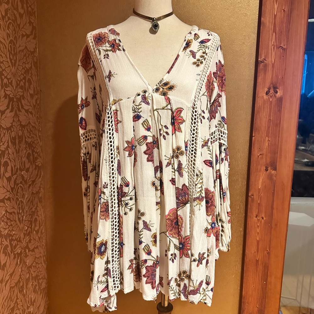 FREE PEOPLE Just the Two of Us Tunic Dress XS